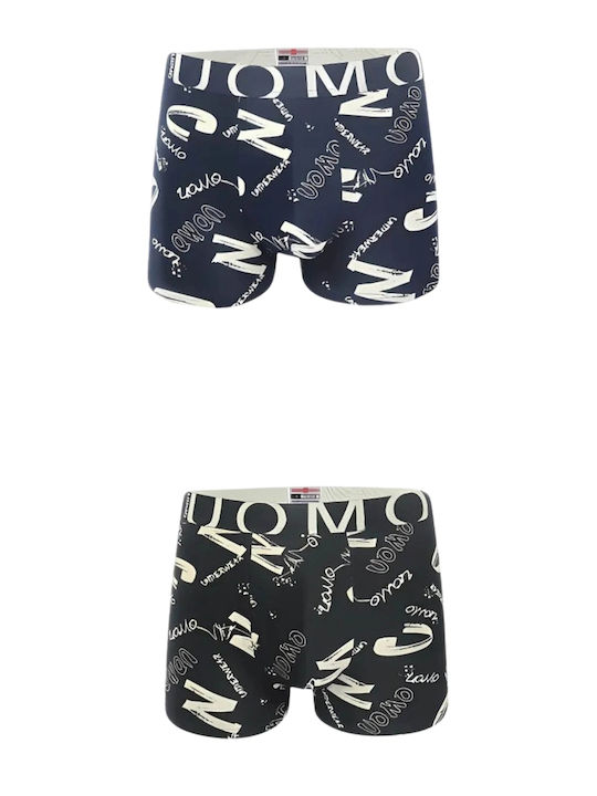 Ανδρικά Μποξεράκια Πολυχρωμο 2Pack