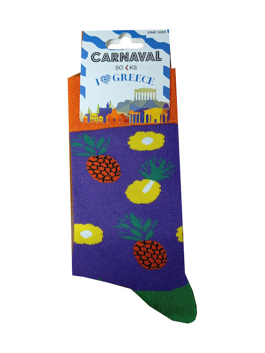 Carnaval Socks Κάλτσες Μωβ