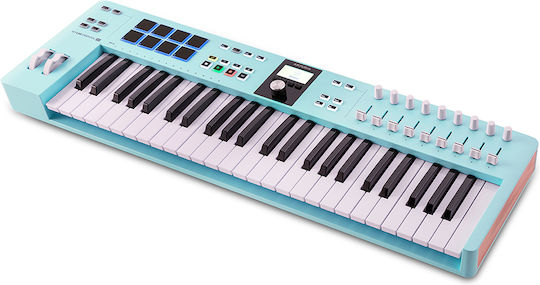 Arturia Midi Controller Keylab Essential με 49 Πλήκτρα Μπλε