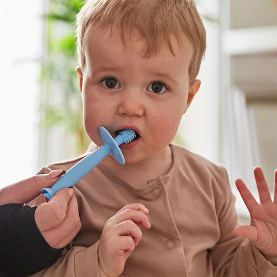 Matchstick Monkey Set Baby Toothbrushes For 3m+ 2 Pieces Green