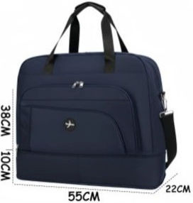 Sack Voyage Navy Blue Fabric L55xW22xH38cm