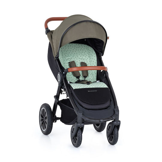Petite & Mars Breathable Stroller Mattress Double Sided 42x86cm Green
