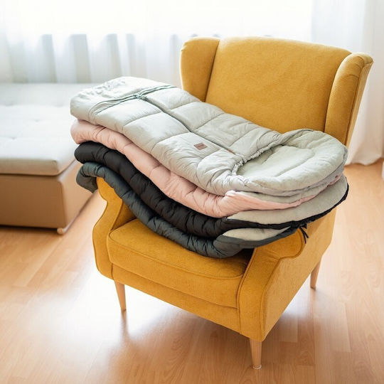 Petite & Mars Universal Sac de picioare pentru cărucior Impermeabil Violet cu căptușeală Fleece 100x48εκ.
