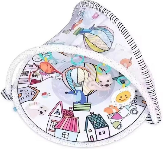 Qmini Covoraș de Activități cu Muzică Multicolor pentru 0++ Luni (Lxl) 85x85cm
