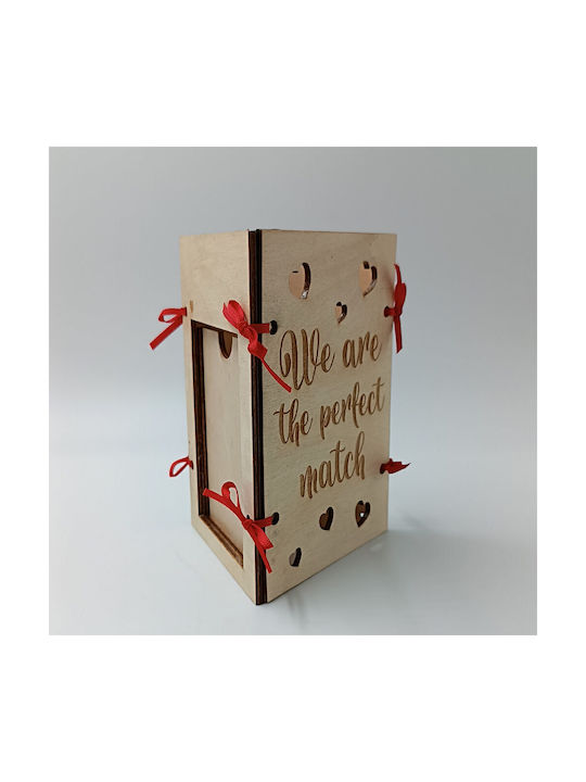 ToXylo Frame Wooden Heart Shaped with Beige Frame