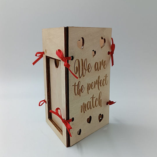 ToXylo Frame Wooden Heart Shaped with Beige Frame