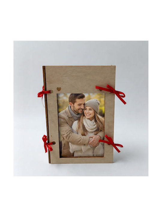 ToXylo Frame Wooden Heart Shaped with Beige Frame