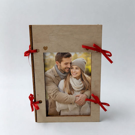 ToXylo Frame Wooden Heart Shaped with Beige Frame