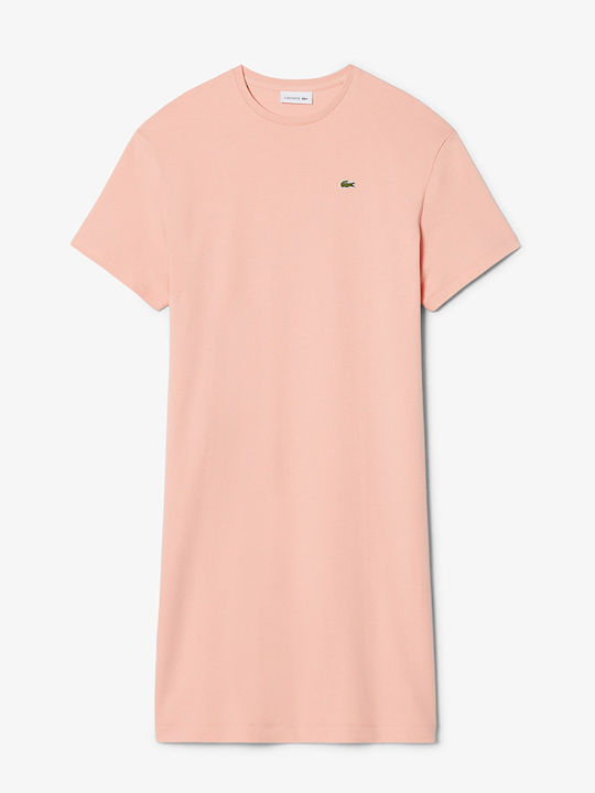Summer T-Shirt Dress Coral
