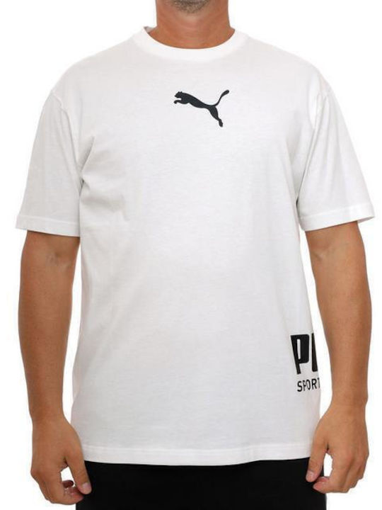 Αθλητικό T-shirt White/black