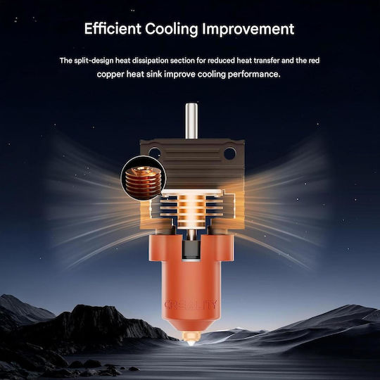 Kit Cap Printare Hotend Imprimantă 3D Creality K1 Max K1 K1 Se K1c Încălzitor Ceramic Suportă Până La 300 °c Viteză Mare De Printare Până La 600 Mm S