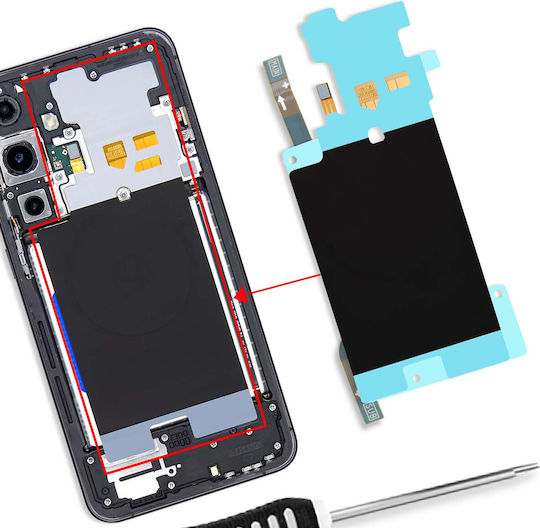 Clappio Replacement Network Nfc Flex Cable Galaxy S24 Fe Black Blue