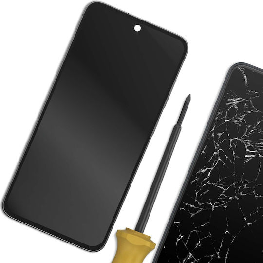 Clappio Compatible Complete Oled Screen Galaxy S24 Fe Touch Glass Black