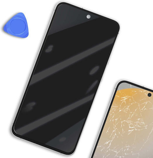 Clappio Complete Lcd Screen Samsung Galaxy S24 Fe Touch Glass Frame Silver