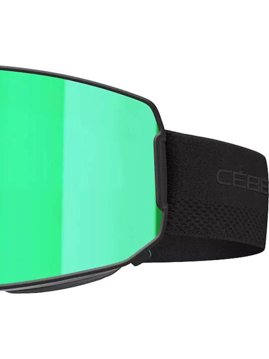 Cebe Ski & Snowboard Goggles Adults Black With Lens In Black Colour