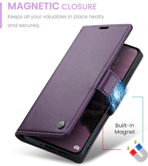 Caseme 023 Luminus Wallet Case Purple Xiaomi Redmi Note 15 Pro Plus 5g/poco M8 Pro 5g