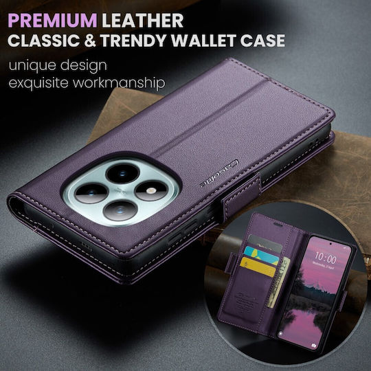 Caseme 023 Luminus Wallet Case Purple Xiaomi Redmi Note 15 Pro Plus 5g/poco M8 Pro 5g