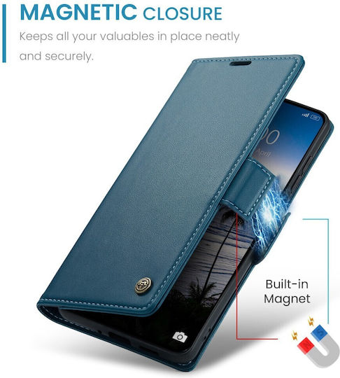 Caseme 023 Luminus Wallet Case Blue Xiaomi Redmi Note 15 Pro Plus 5g/poco M8 Pro 5g