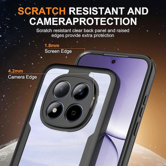 Techsuit ColorVerse 360 Full Cover Silicone Set with Tempered Glass Black (Redmi Note 15 Pro+ / Poco M8 Pro)