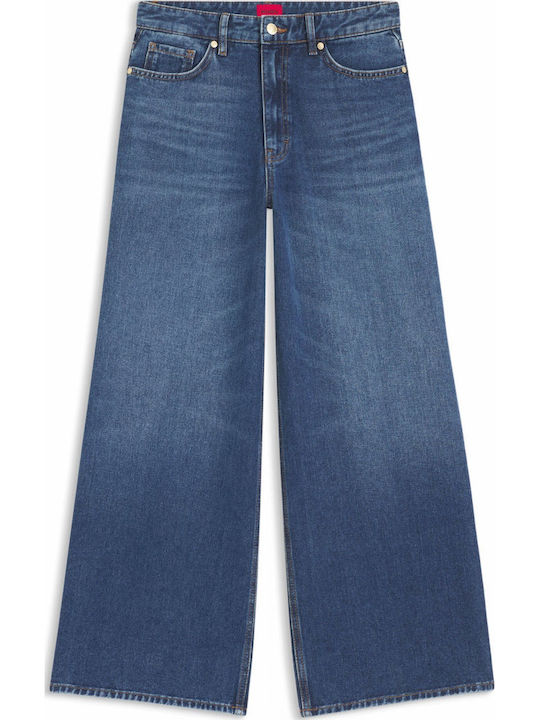 Geredith Women's Jean Trousers Dark Aged Denim
