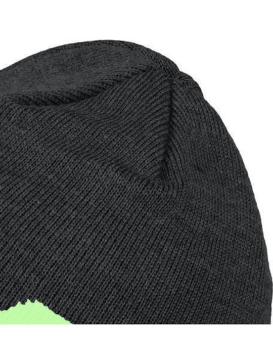 Beanie Unisex Σκούφος Πλεκτός σε Μαύρο χρώμα