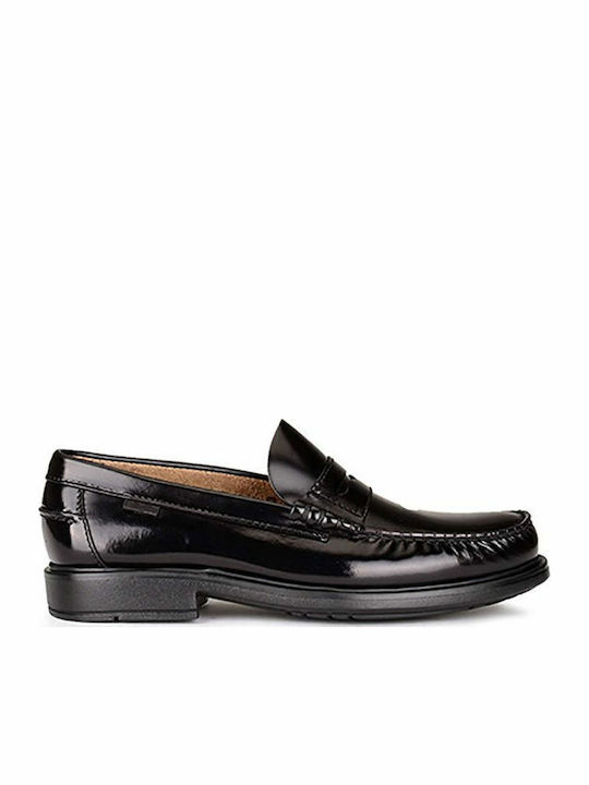 Δερμάτινα Ανδρικά Loafers σε Μαύρο Χρώμα