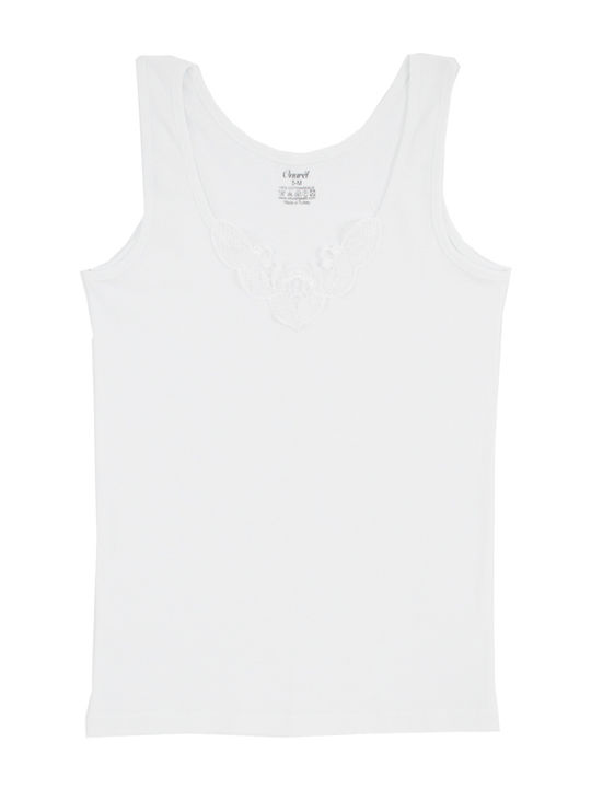 Damen T-Shirts Weiß 2Pack