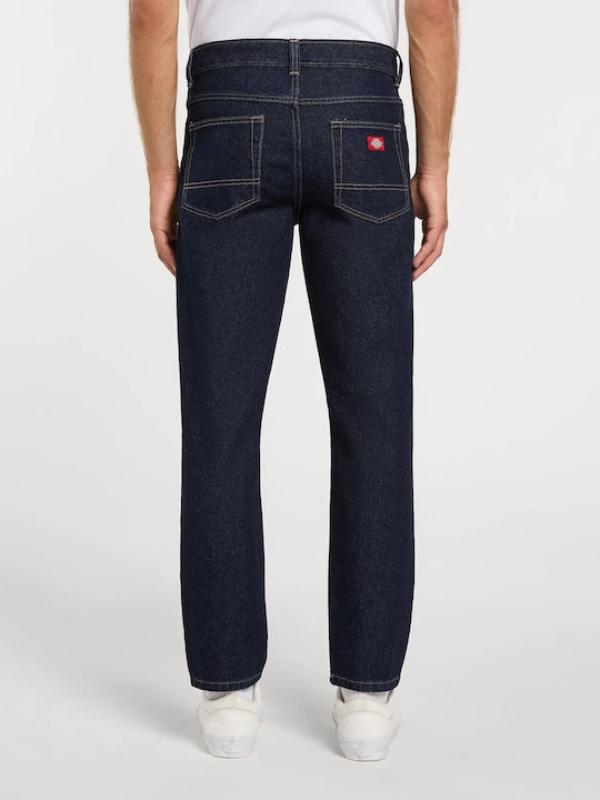 Men's Jeans Pants with Slim Tapered Fit Rinsed