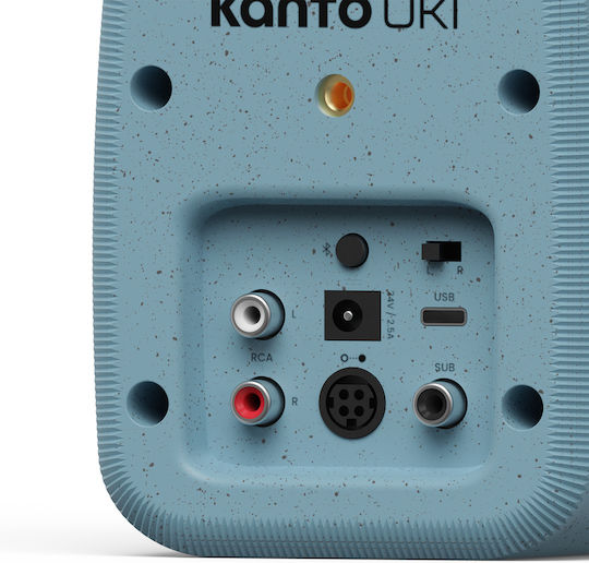 Kanto UKI Kornblume Paar Passive Hi-Fi-Lautsprecher Buch selbst 100W P11xB11.2xH16.5cm Hellblau