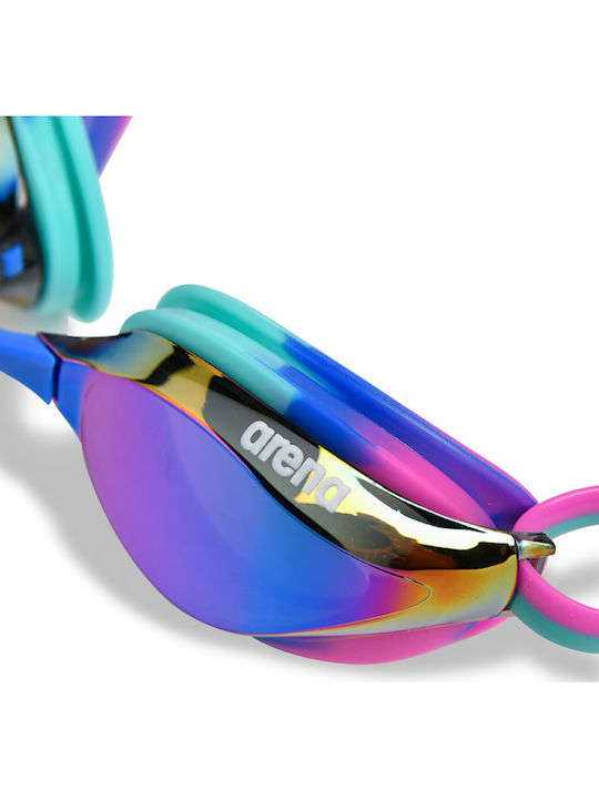 Arena Swimming Goggles Adults with Anti-Fog Lenses Turquoise