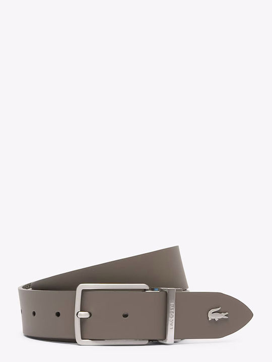 Men's Leather Double Sided Gray Belt