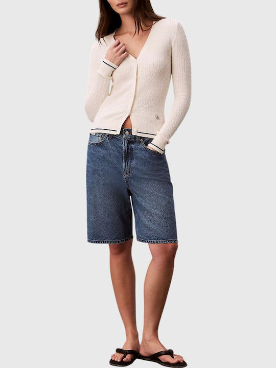 Women's Knitted Cardigan Offwhite