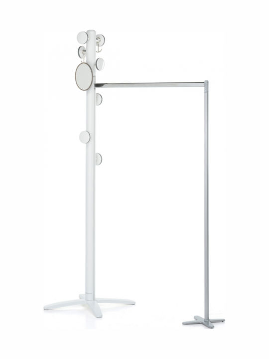 Foppapedretti Espansiva Lux Cuier Pom Din Lemn Alb 177cm