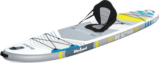 Rebel Active Φουσκωτή Σανίδα SUP με Μήκος 3.35m Λευκή