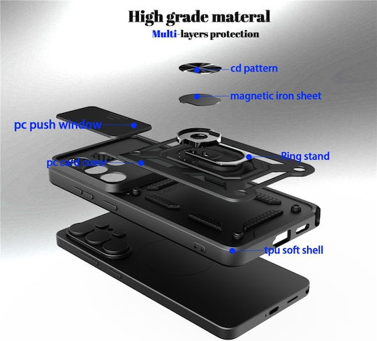 Magnetic Back Cover Δερμάτινο Μπλε (Oppo Reno15 F, Oppo Reno15 FS 5G)