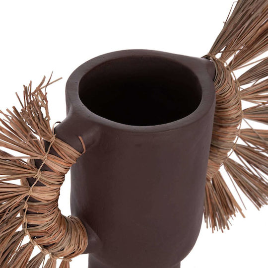Freebox Decorative Vase Brown 55x19x34cm
