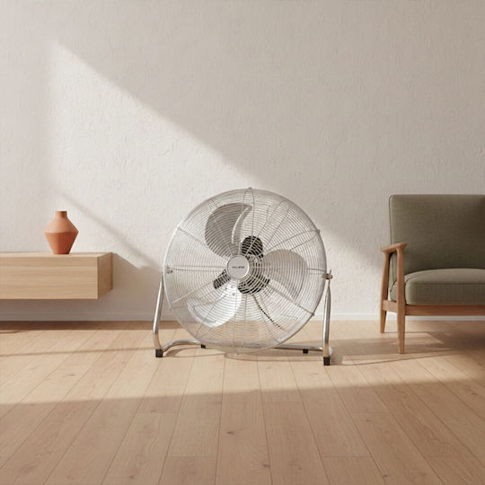 Silifo Ανεμιστήρας Δαπέδου 140W Διαμέτρου 50cm Ασημί