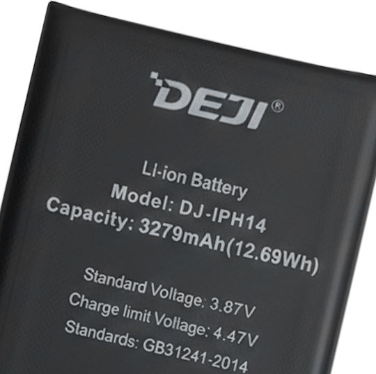 Clappio Battery Without Bms 3279mah Iphone 14 Replacement Without Ios Error Message Black