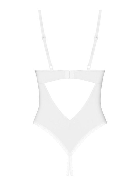 Obsessive Alissium Sexy Bodysuit Weiß