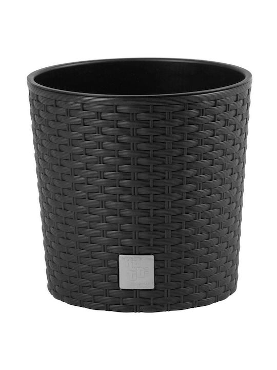 SGTT Саксия Тоалетна Пластмасова Кафява 19x19см