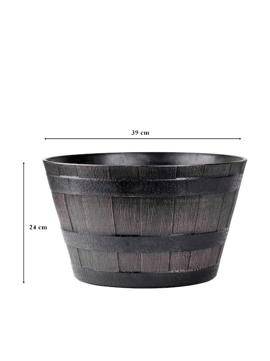 SGTT Vază Pentru Plante Din Plastic Bej 39x39cm