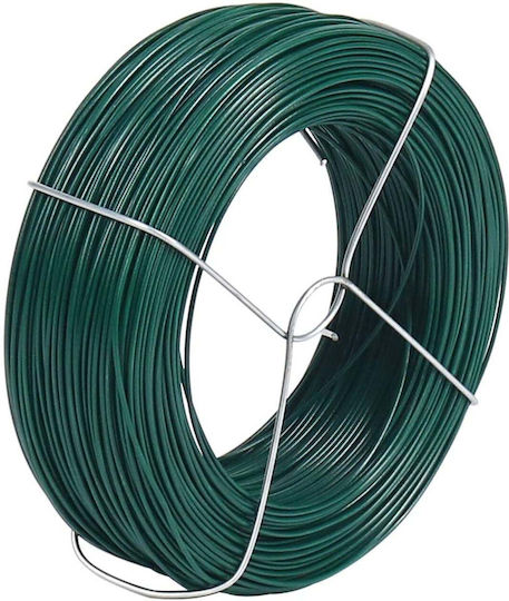 Green Wire Tying In Garden 1.4mmx50m Pvc Coated