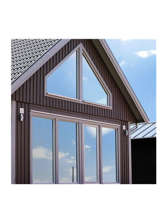 Folie Reflectorizantă Pentru Geam Efect Oglindă Zola Protecție Uv Solară 50 × 100 Cm 70% Transparență 30 Microni Albastru-deschis Argintiu