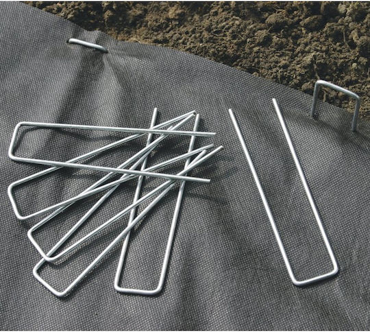 Set 10 Cuie Metalice Pentru Fixarea Țesăturii De Control A Căpușelor 4x15cm