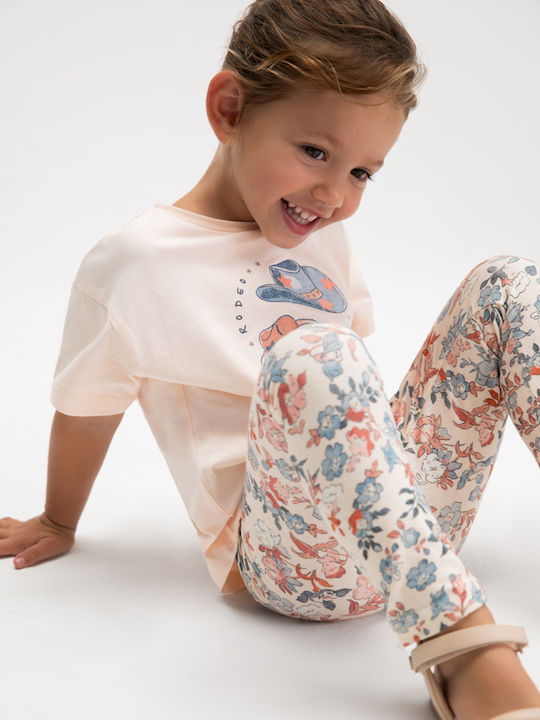 Kinderbekleidungssets mit Sommer-Leggings 2 Stück Rosa