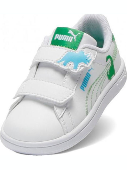 Παιδικά Sneakers με Σκρατς Λευκά