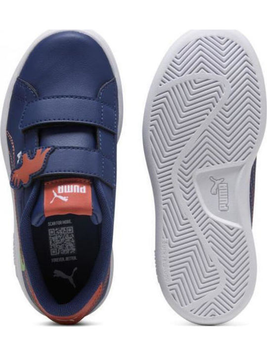 Smash 3.0 Adidași Copii cu Închidere Hoop & Loop Albaștri