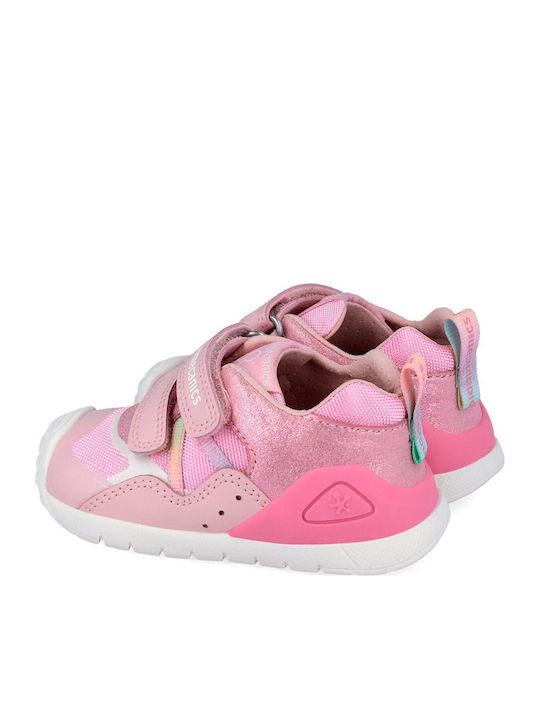 Παιδικά Sneakers Ανατομικά με Σκρατς Ροζ