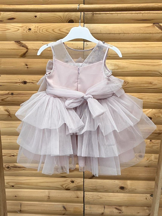 Girls Dress Dusty Pink