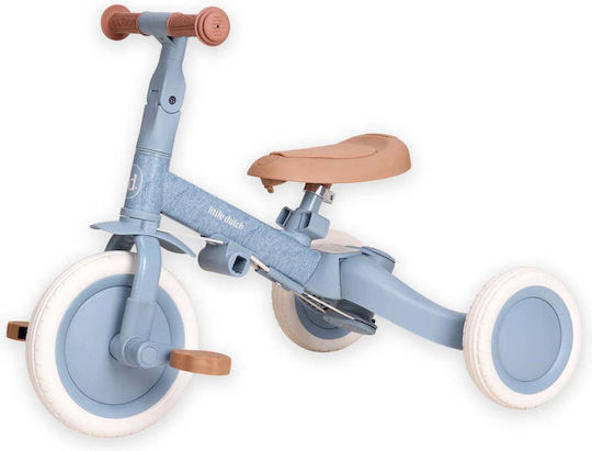 Little Dutch Safari Dreams Convertible with Parental Handle 4 in 1 for Ages 1-3 Blue